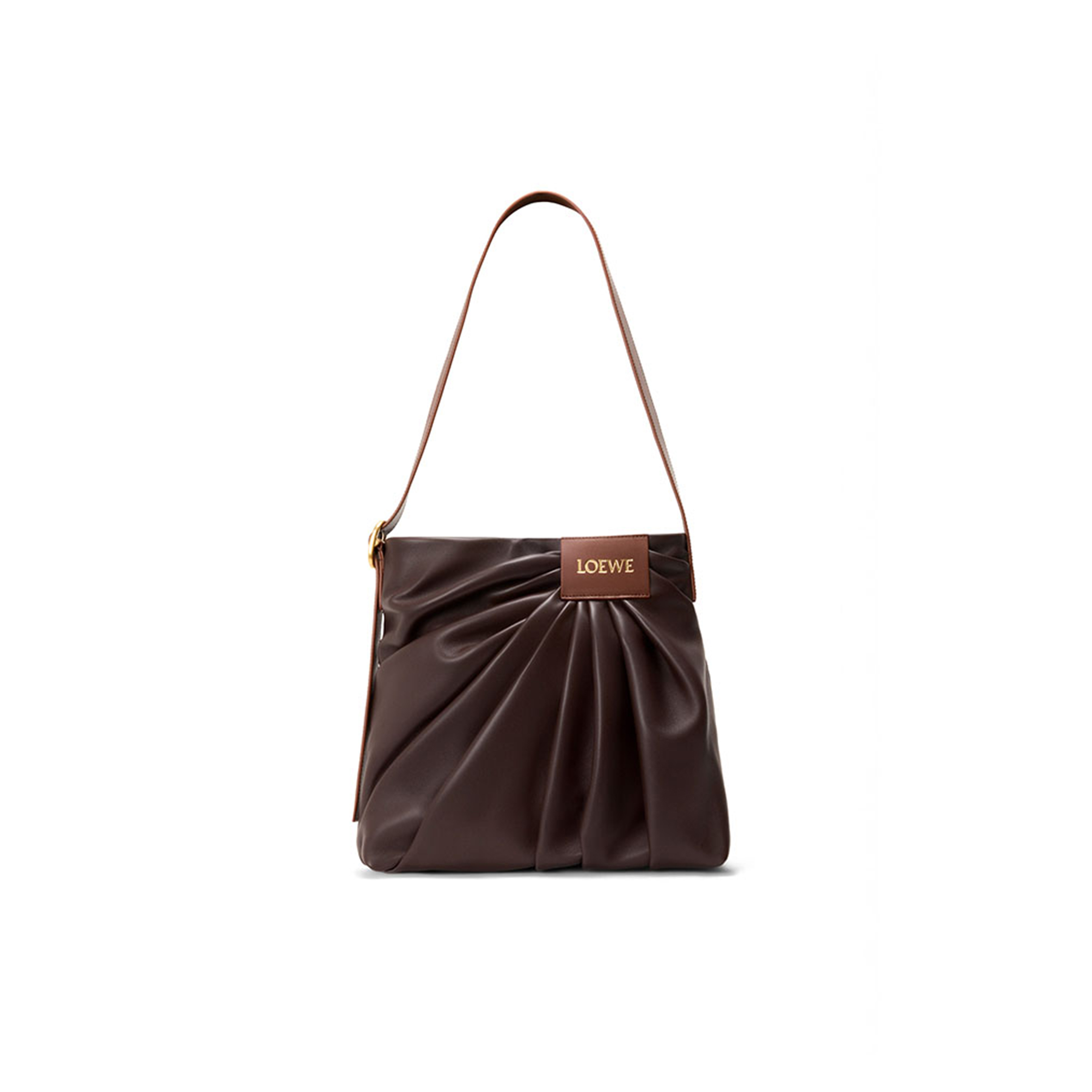 L0ew* draped tote in mellow nappa lambskin adhbdptx01-0018 (30*29*13cm)